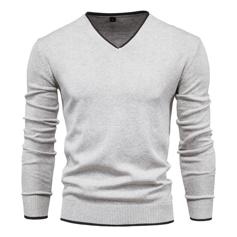 Lukas - Slim Fit Sweater with V-Neck