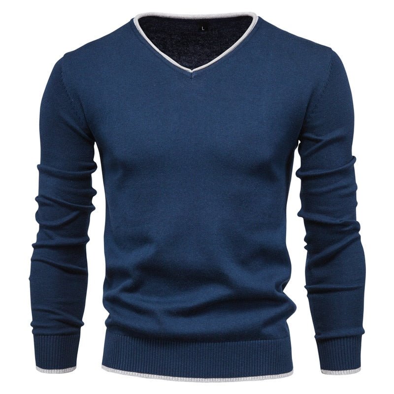 Lukas - Slim Fit Sweater with V-Neck