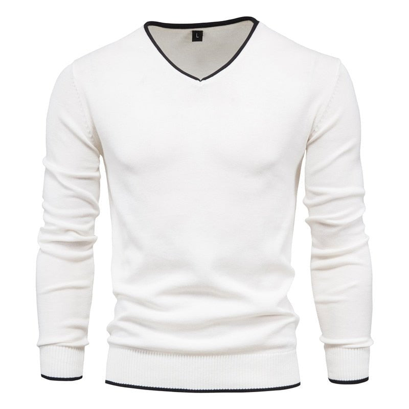Lukas - Slim Fit Sweater with V-Neck