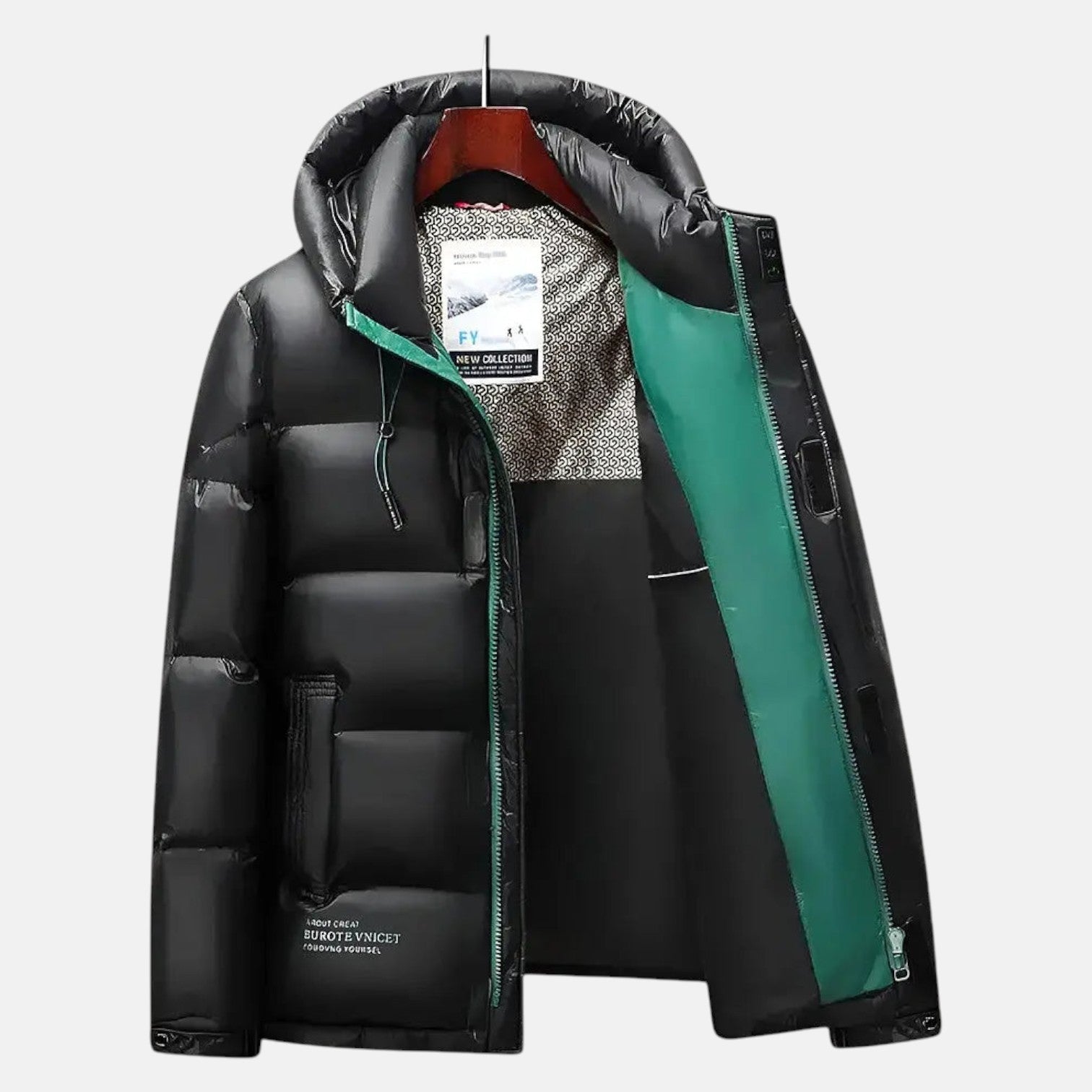 Matteo – Men's Down Jacket with Hood for Winter