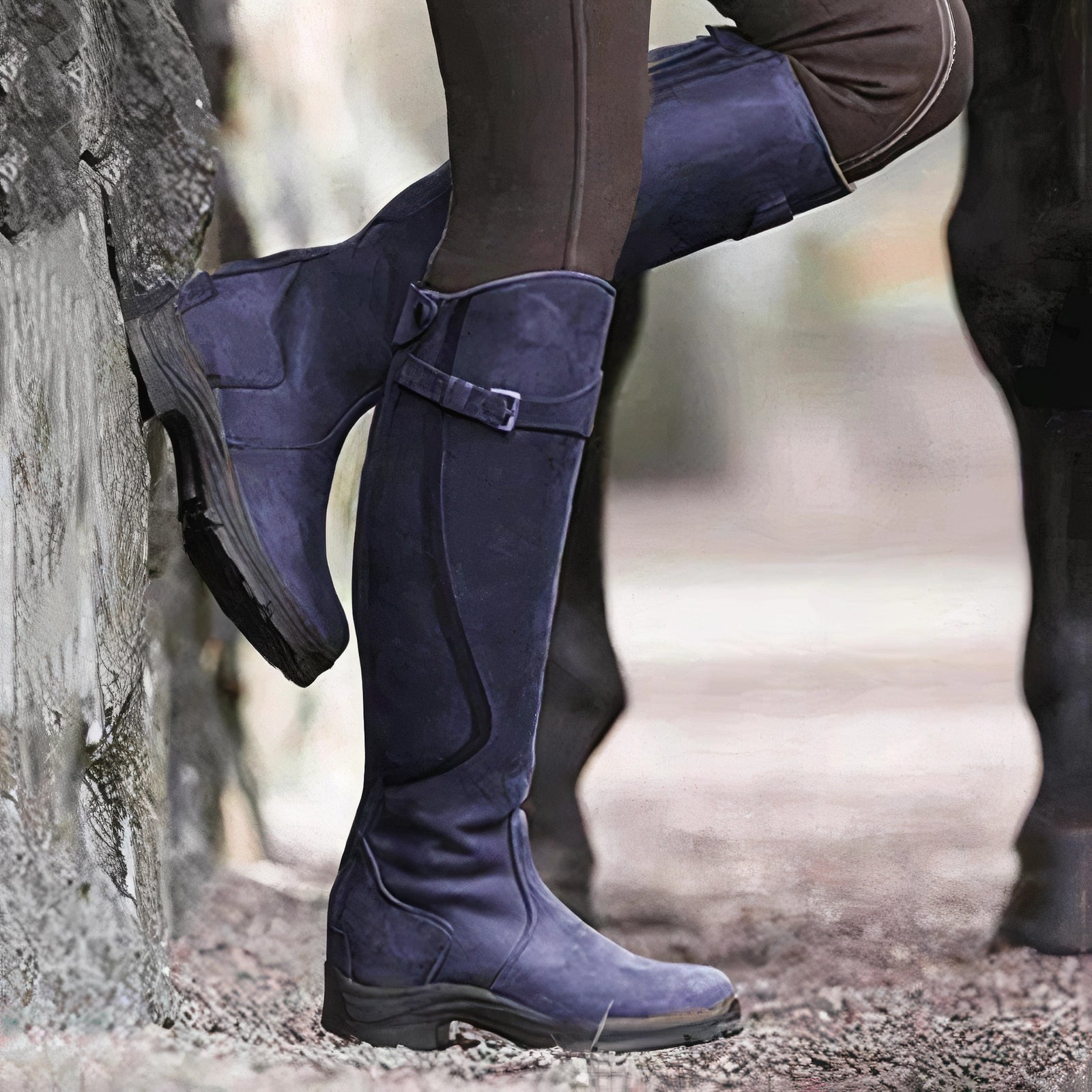 Mira – Classic Leather Riding Boots with Stable Support