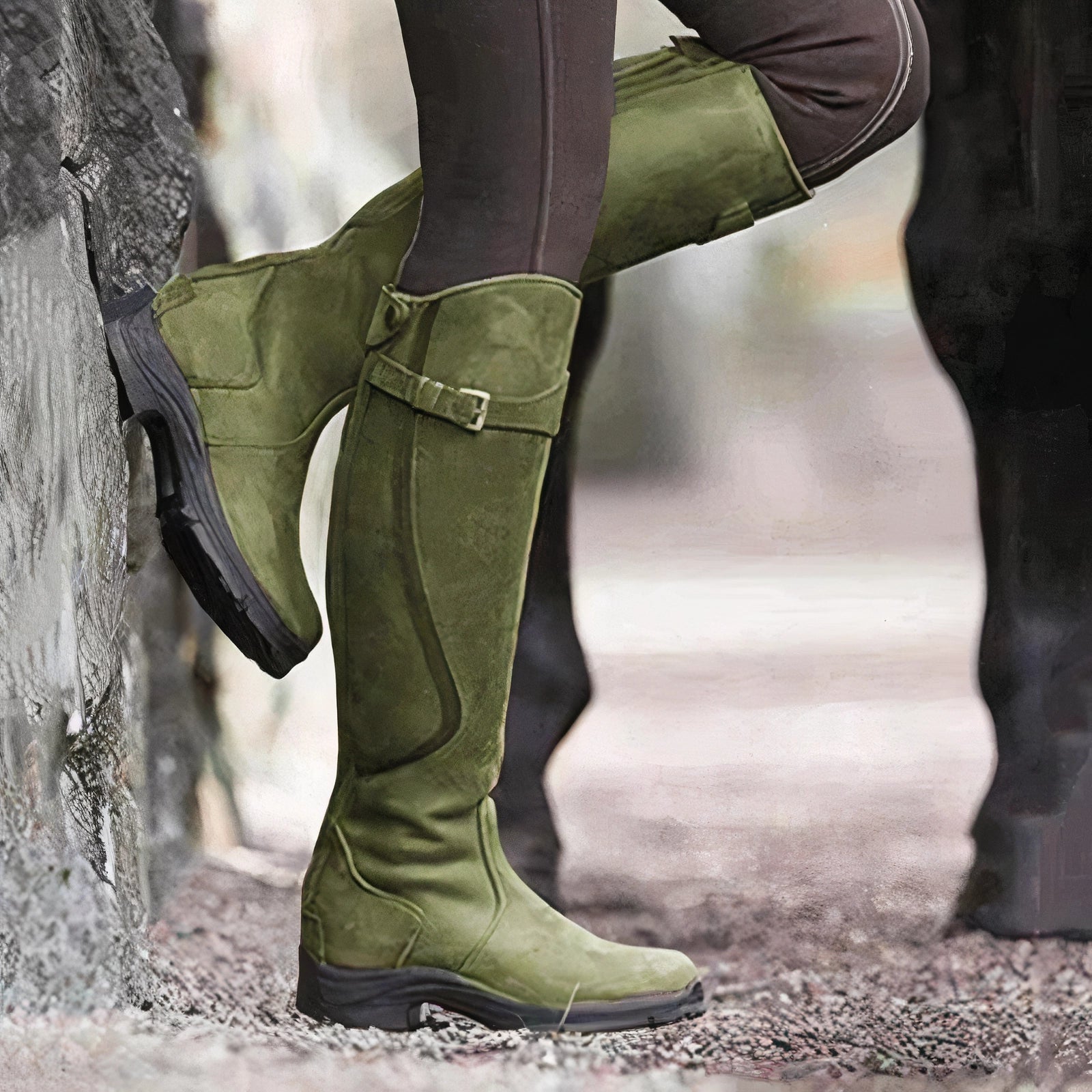 Mira – Classic Leather Riding Boots with Stable Support
