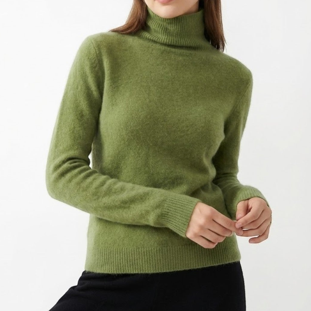 Mira – Women's Wool Turtleneck Sweater