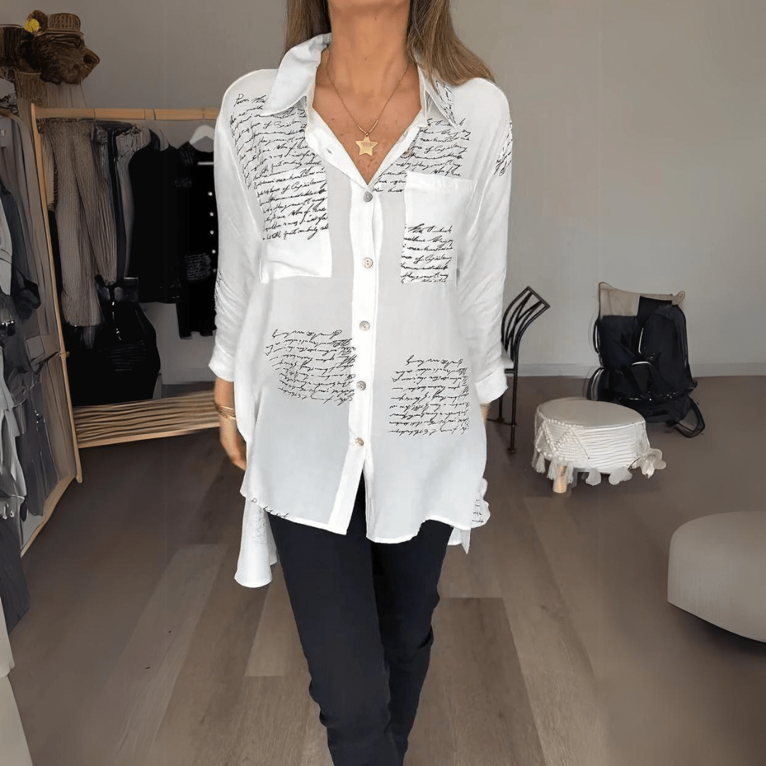 Monika – Stylish Oversized Button-Up Shirt