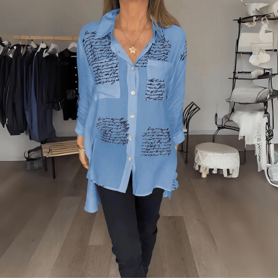 Monika – Stylish Oversized Button-Up Shirt