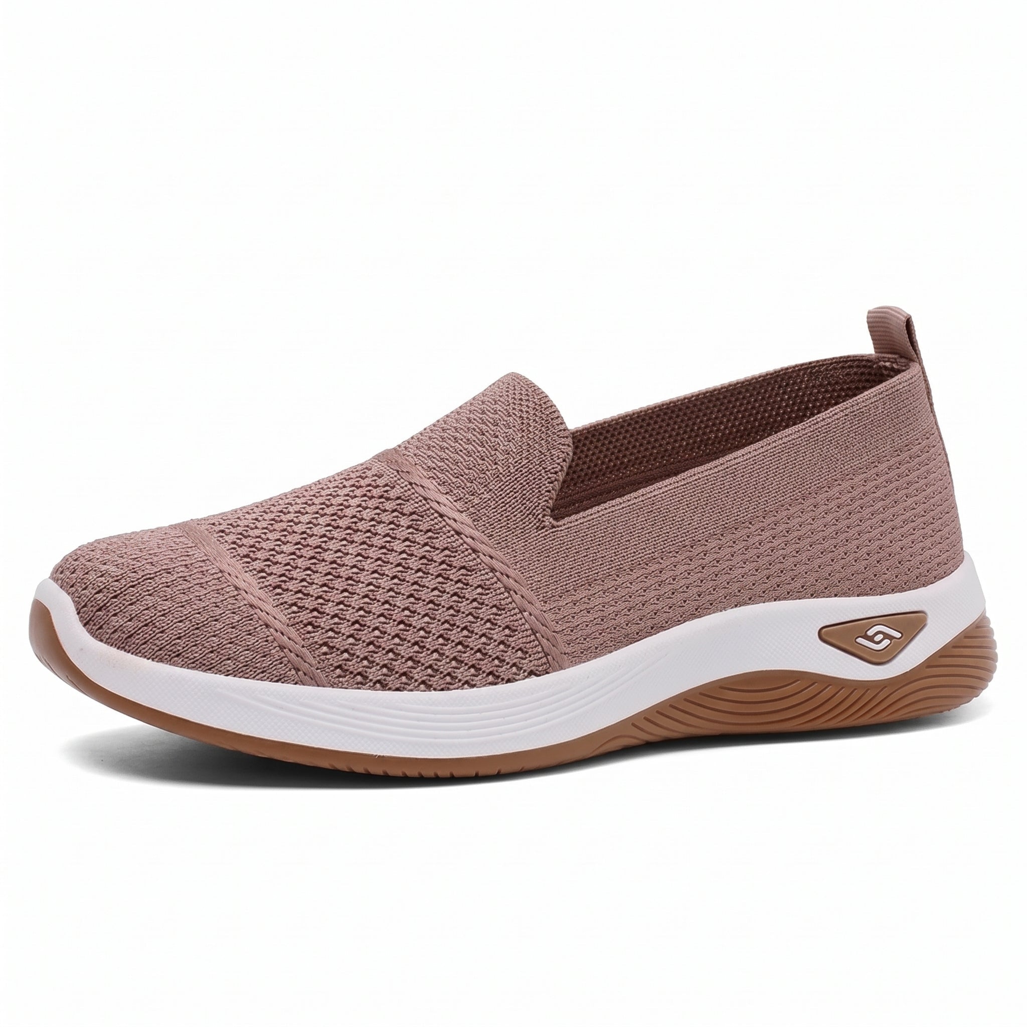 Monika - Women's Orthopedic Cushioned Slip-On Sneaker - Orthopaedic Shoes - Pink - Parker&Brooks