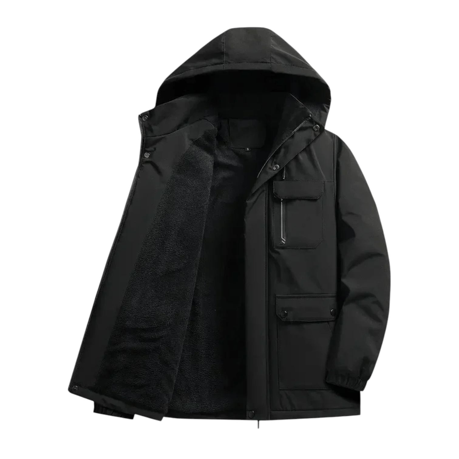 Nils – Men’s Winter Parka with Hood and Insulation