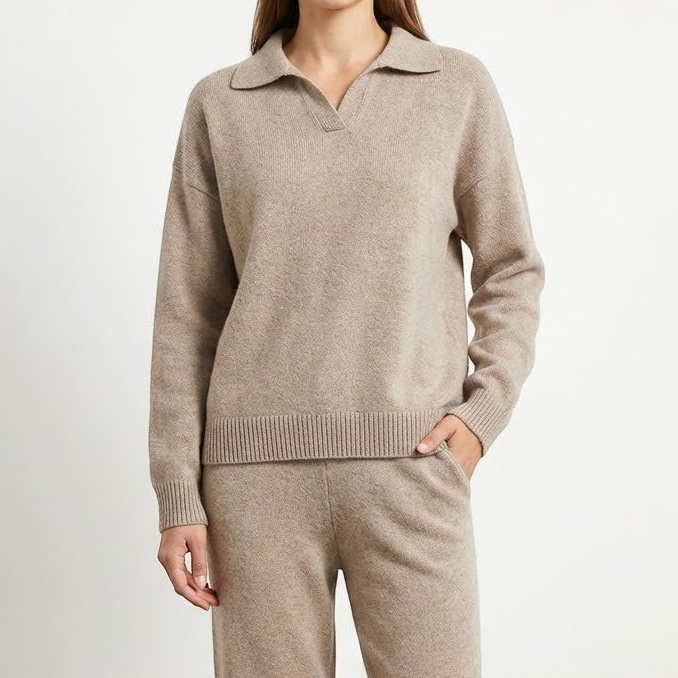 Noemi – Women's Wool Leisure Set Two-Piece