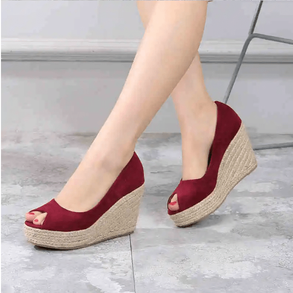 Odilia - Suede Wedge Espadrilles | Elegant Summer Sandals