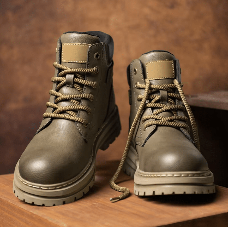 Oliver – Leather Boots with Non-Slip Sole