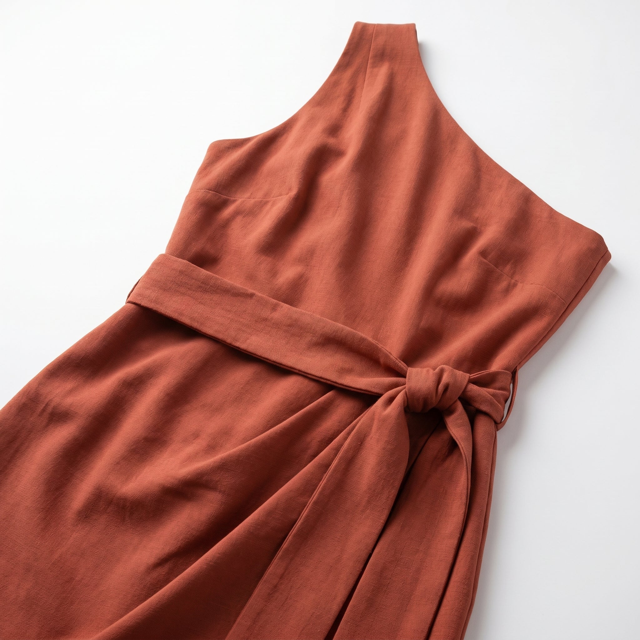 Olivia - Women's One Shoulder Party Mini Dress - Dress - Red - Parker&Brooks