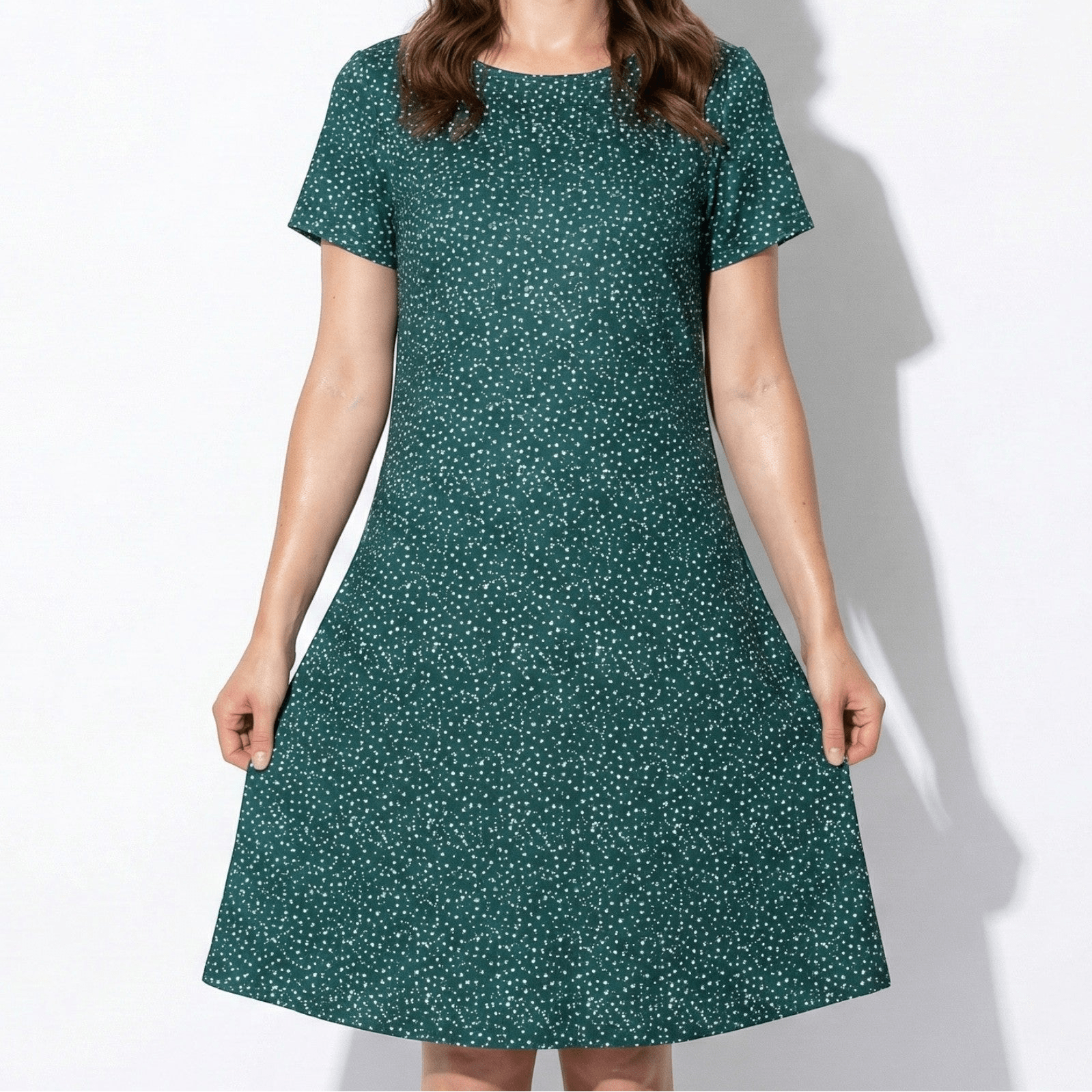 Olivia - Women's Summer Mini Dress - Dress - Green - Parker&Brooks