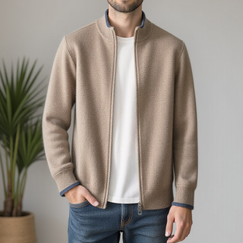 Jonas - Lightweight Zip-Up Cardigan