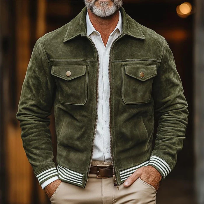 Leon - Retro Suede Jacket