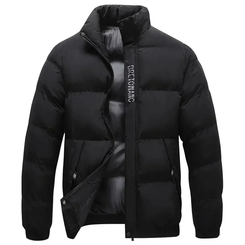 Rafael – Men’s Winter Jacket with Stand Collar