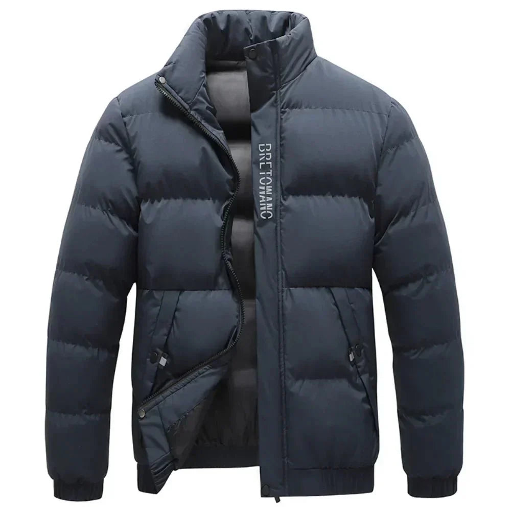 Rafael – Men’s Winter Jacket with Stand Collar