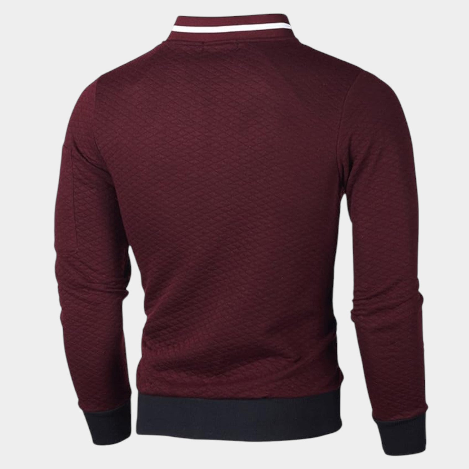 Men's Slim-Fit Zipper Sweater