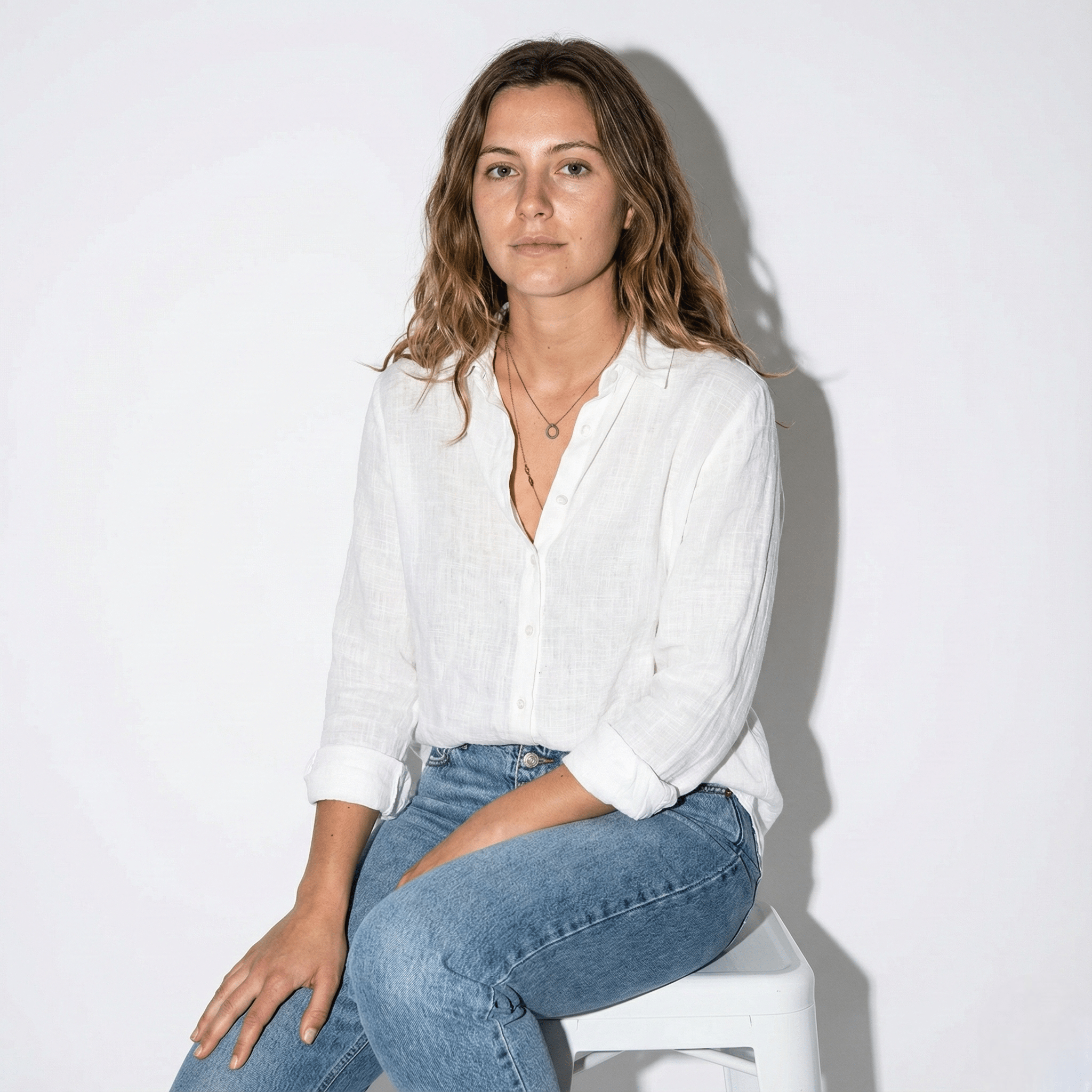 Sofia – Women's Cotton Polo Blouse - Parker&Brooks