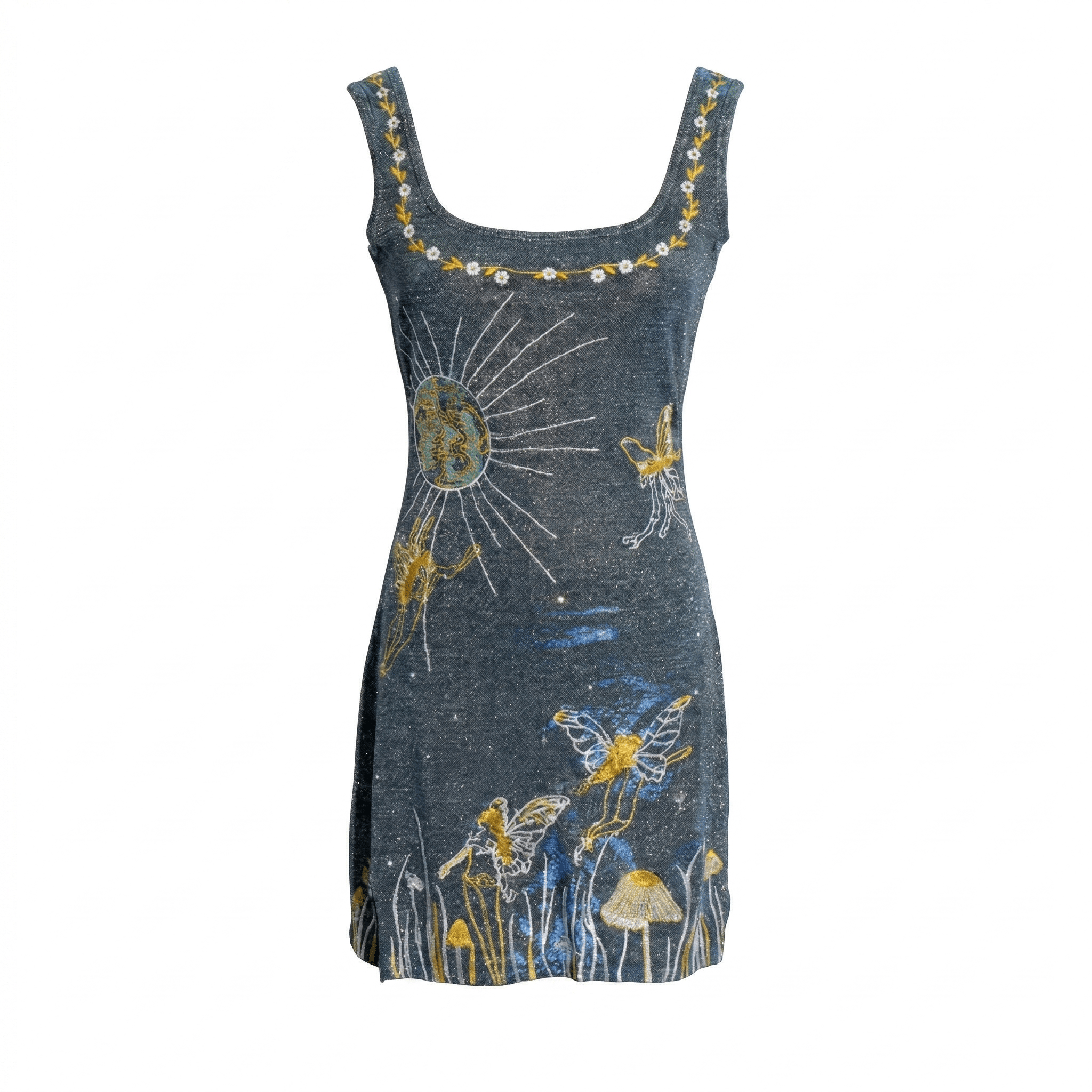 Sophie - Women's Embellished Sequin Party Mini Dress - Dress - Blue - Parker&Brooks