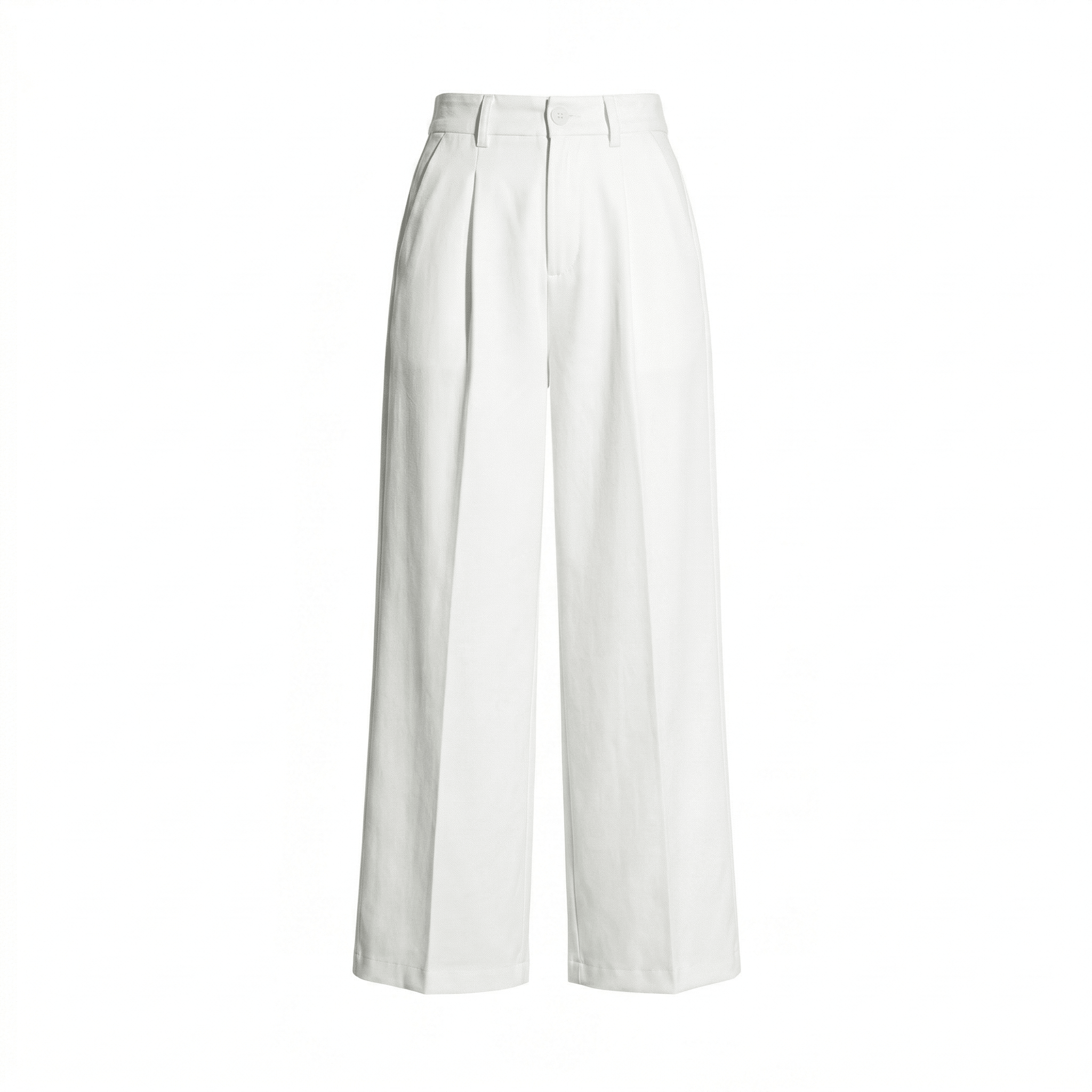 Sophie - Women's Formal Straight Leg Trousers - Trousers - White - Parker&Brooks