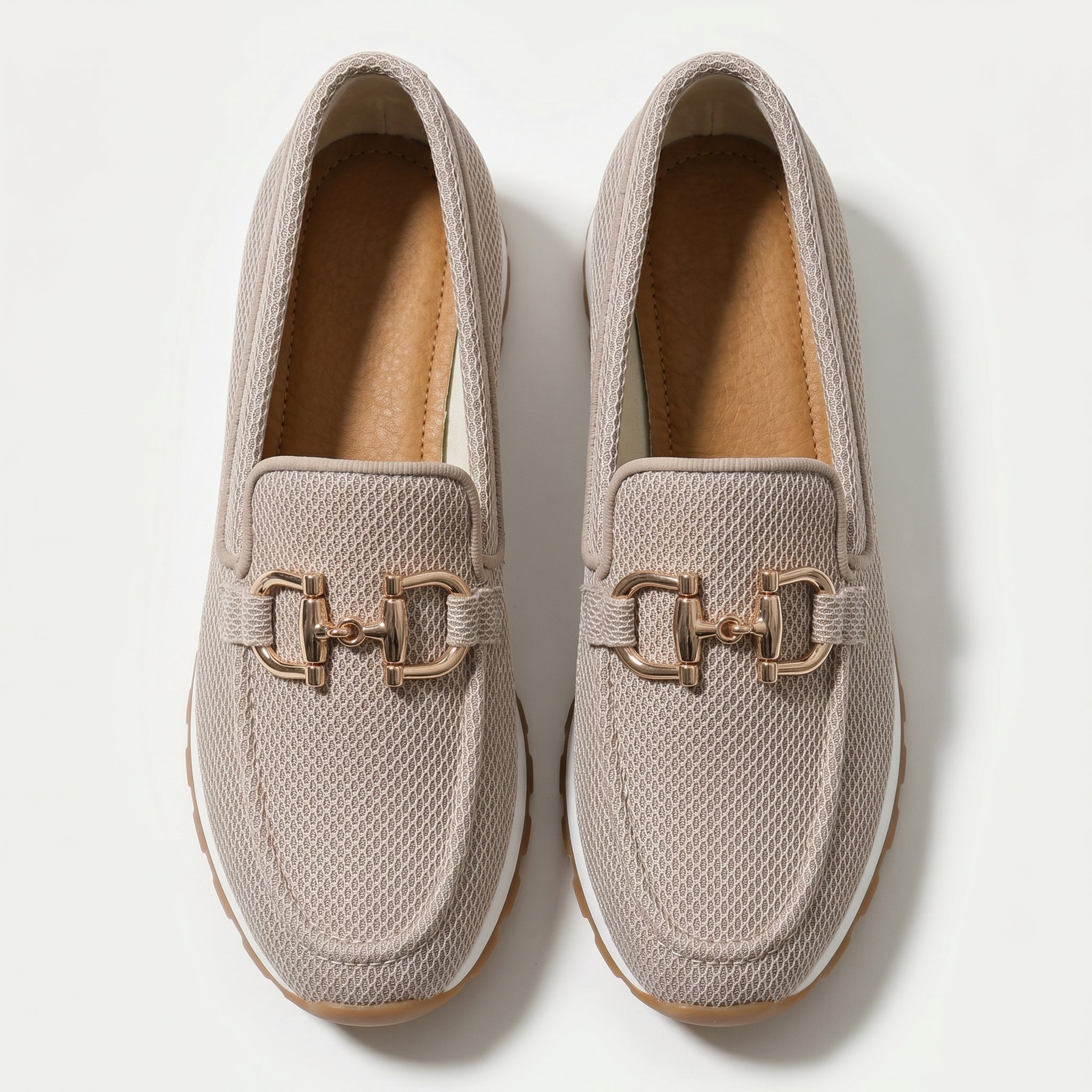 Sophie - Women's Orthopedic Loafers - Sneakers - Beige - Parker&Brooks