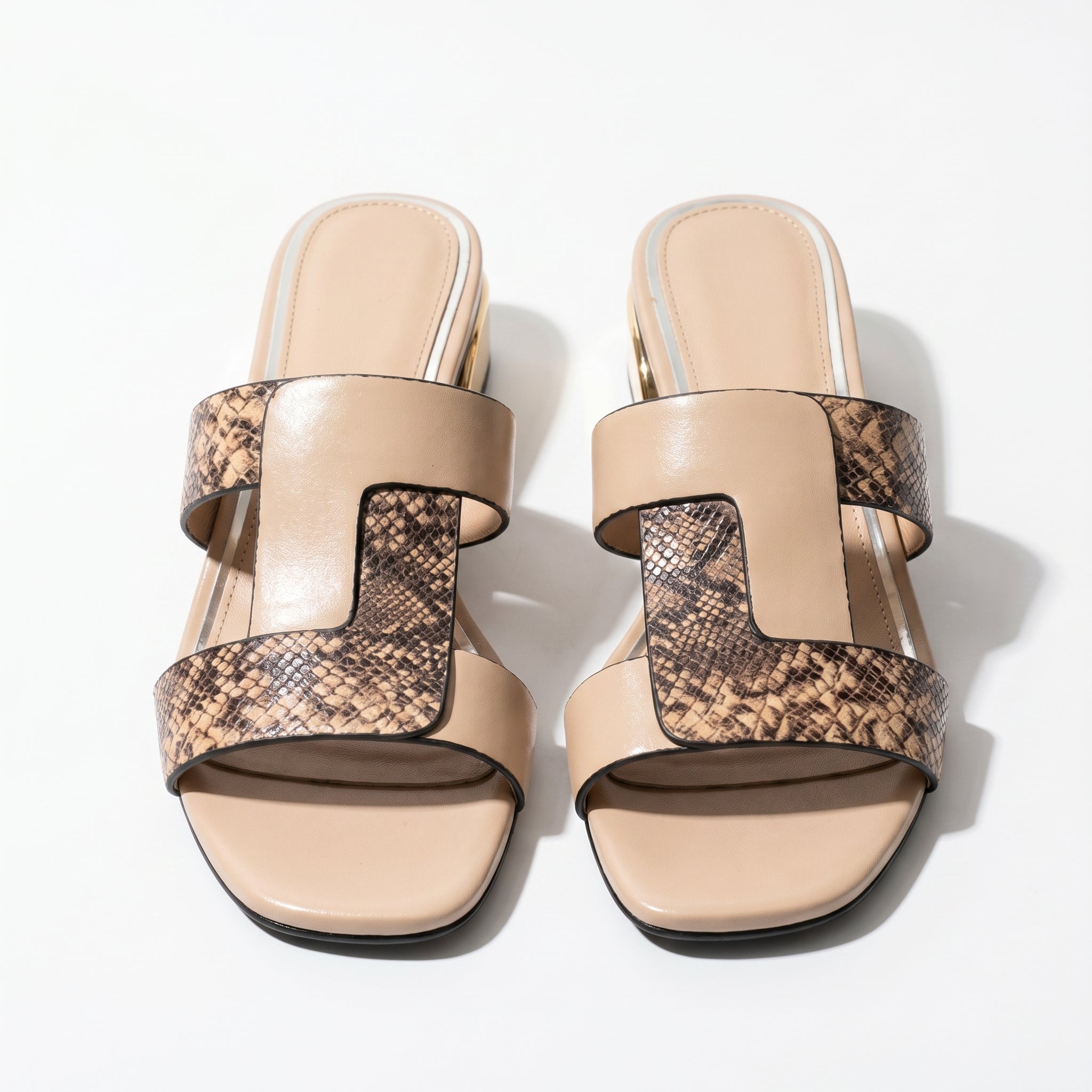 Sophie - Women's Strap Sandals - Sandals - Beige - Parker&Brooks