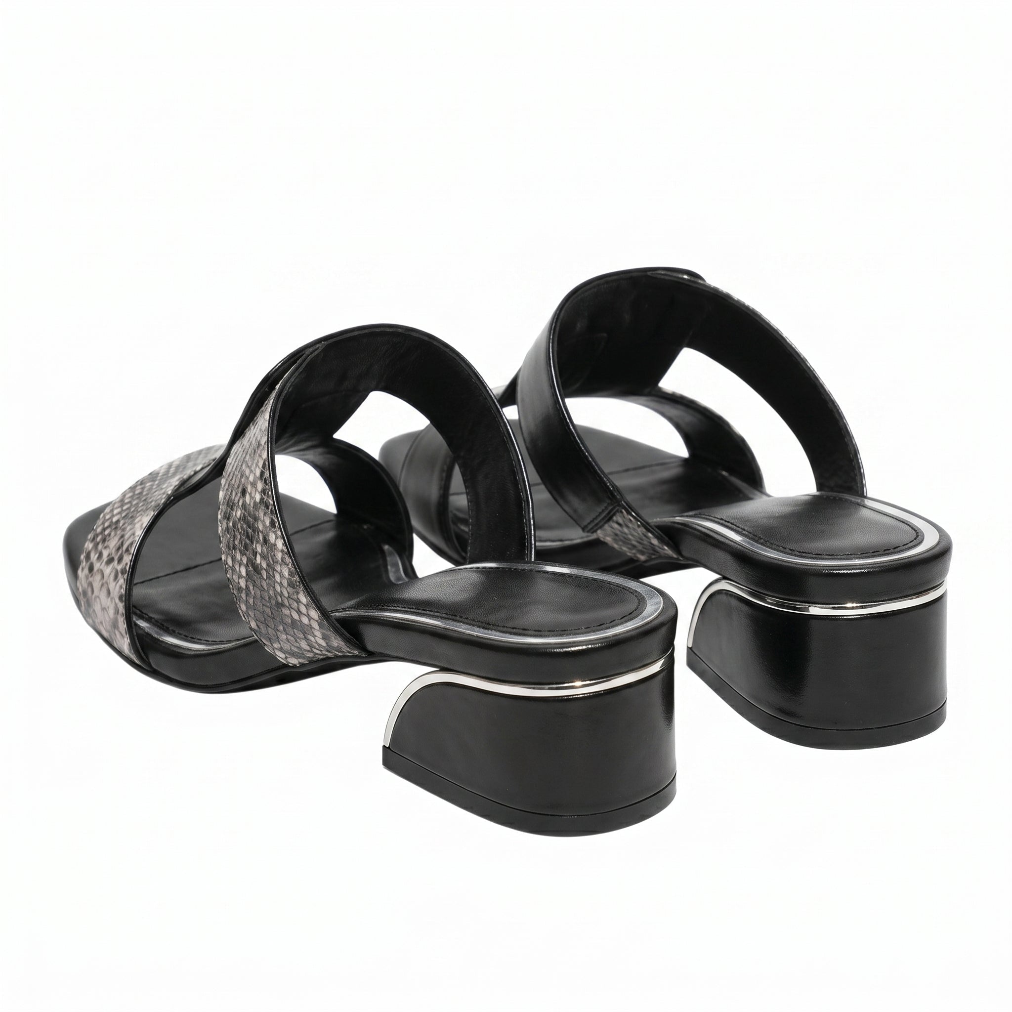 Sophie - Women's Strap Sandals - Sandals - Black - Parker&Brooks