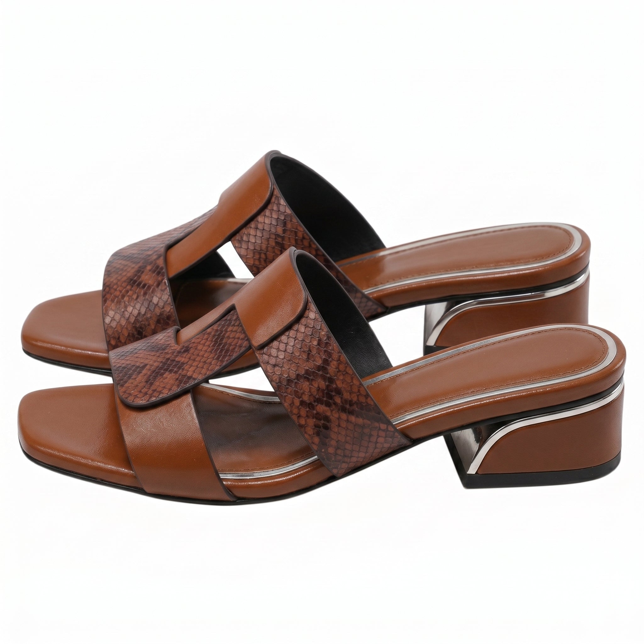 Sophie - Women's Strap Sandals - Sandals - Brown - Parker&Brooks