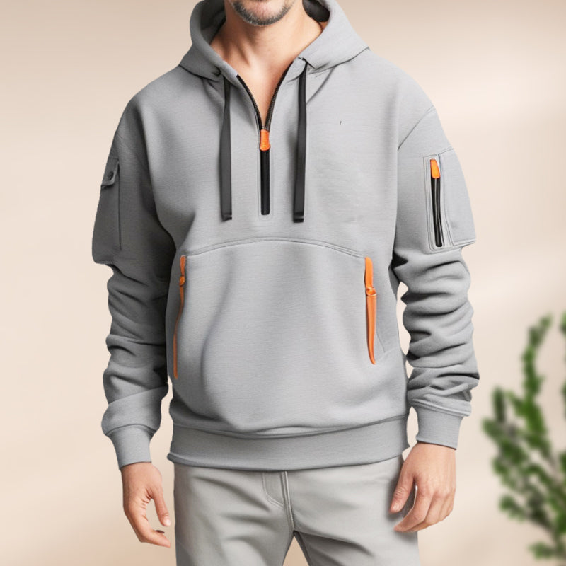 Lorenz - Modern Hoodie with Half Zip