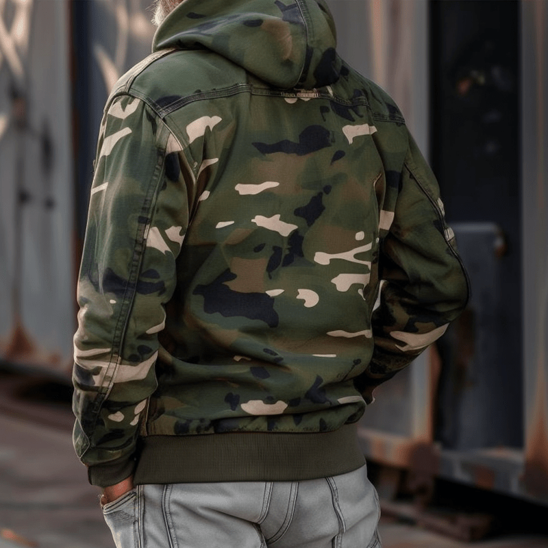 Tillmann - Camouflage Hooded Jacket
