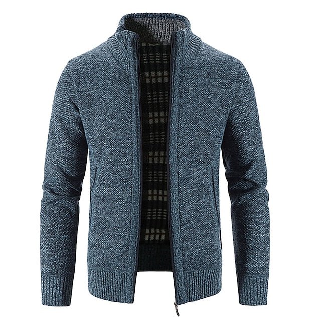Tillmann - Stylish Zipper Knit Sweater in Italian Design