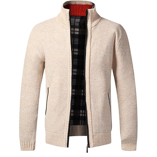 Tillmann - Stylish Zipper Knit Sweater in Italian Design