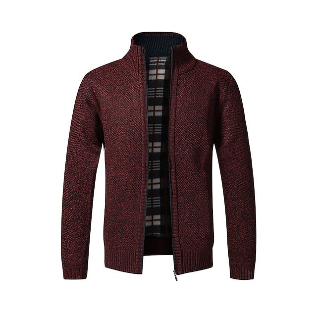 Tillmann - Stylish Zipper Knit Sweater in Italian Design