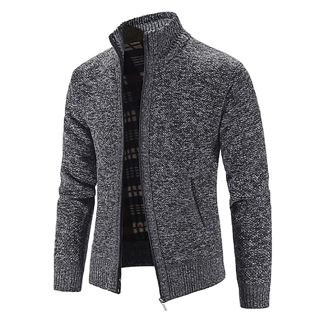 Tillmann - Stylish Zipper Knit Sweater in Italian Design