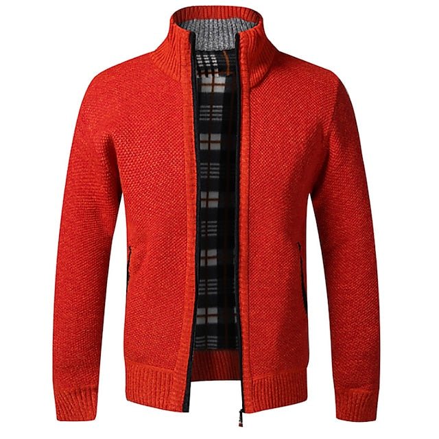 Tillmann - Stylish Zipper Knit Sweater in Italian Design