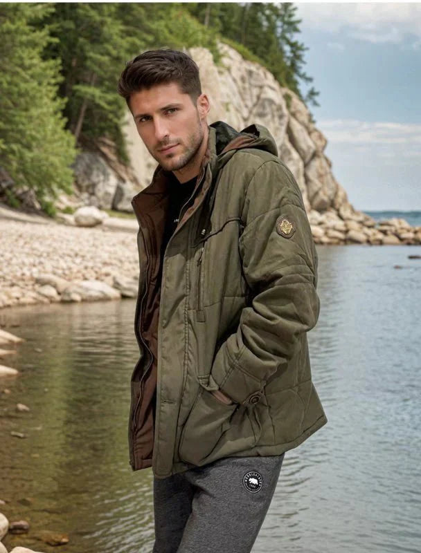 Tillmann - Warm Winter Jacket with Removable Hood