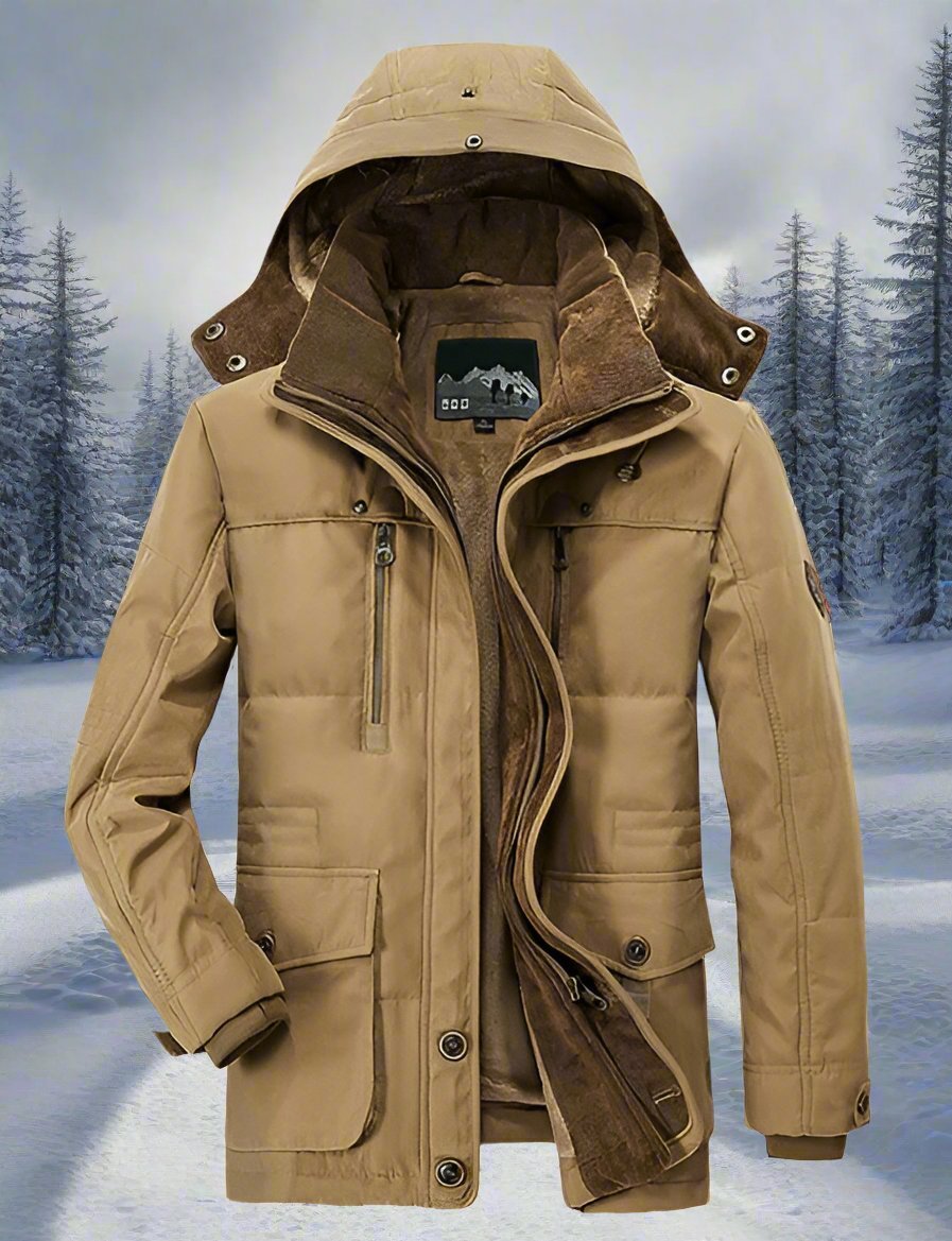 Tillmann - Warm Winter Jacket with Removable Hood
