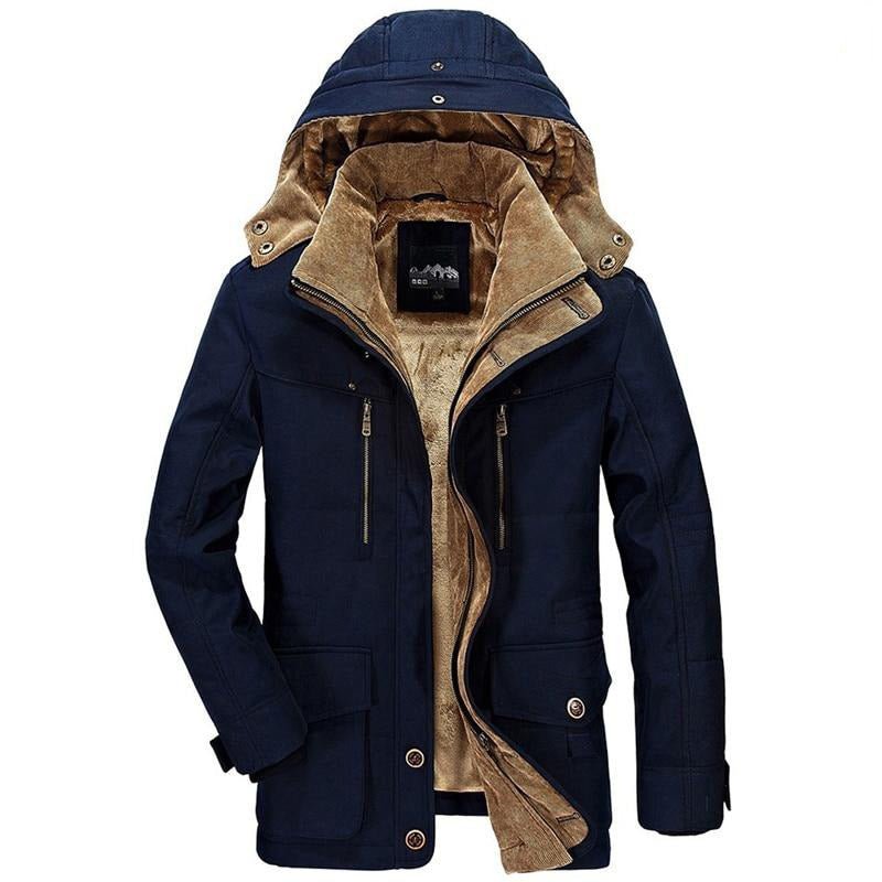 Tillmann - Warm Winter Jacket with Removable Hood