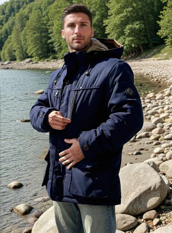 Tillmann - Warm Winter Jacket with Removable Hood