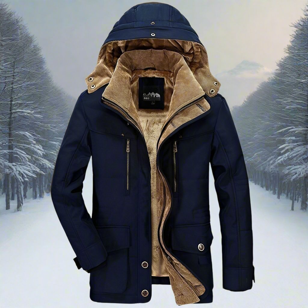Tillmann - Warm Winter Jacket with Removable Hood