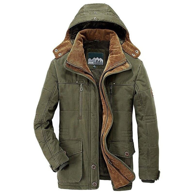 Tillmann - Warm Winter Jacket with Removable Hood