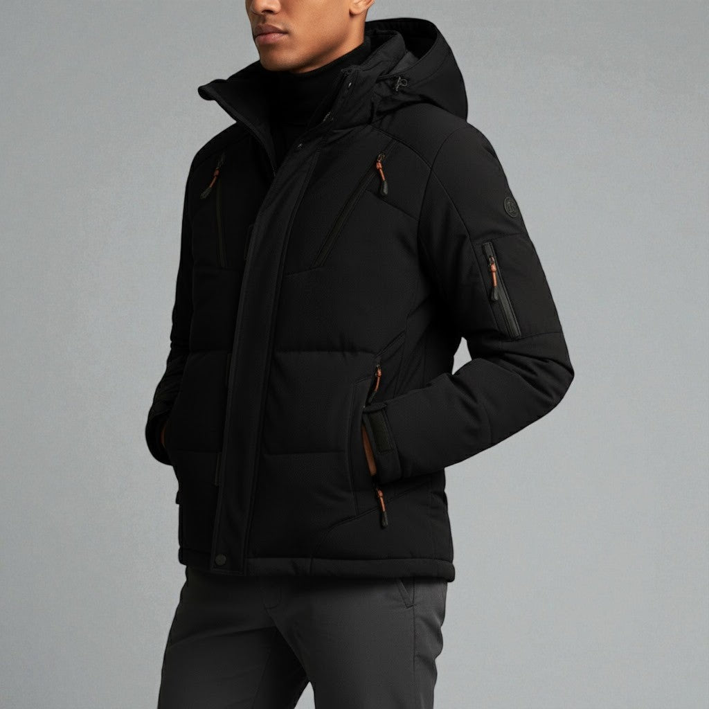 Theo – Men's Winter Jacket made of Wool Blend with Warm Insulation