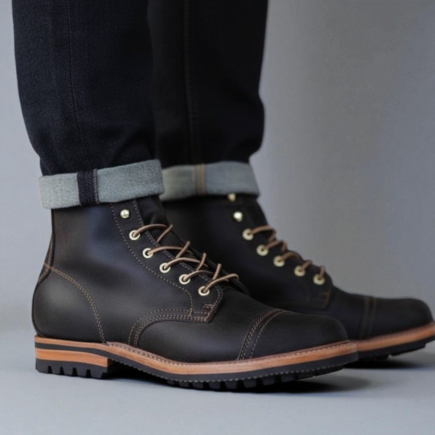 Fraser – Men's Leather Lace-Up Boots