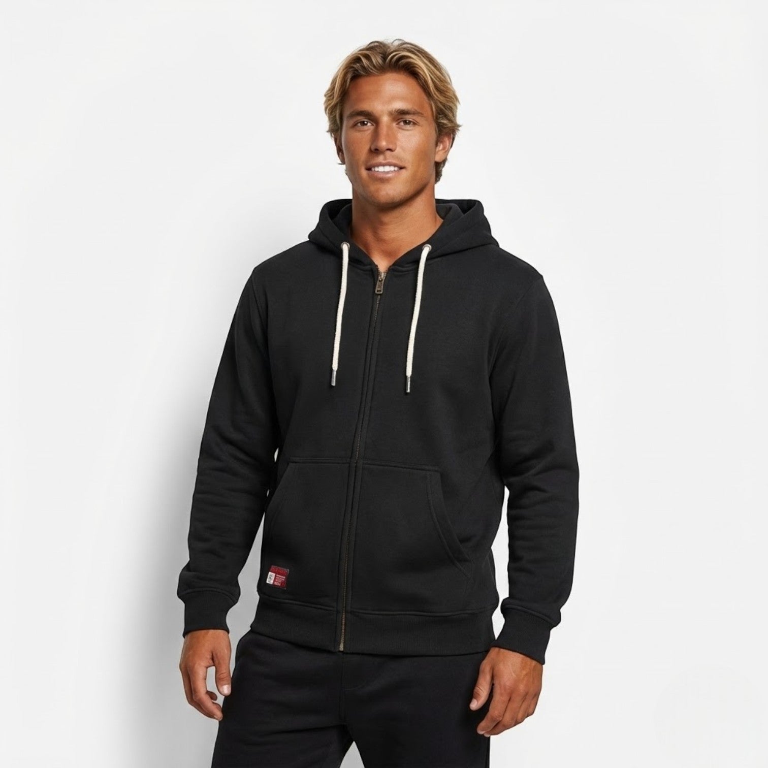 Aksel – Men's Cotton Hoodie Zip