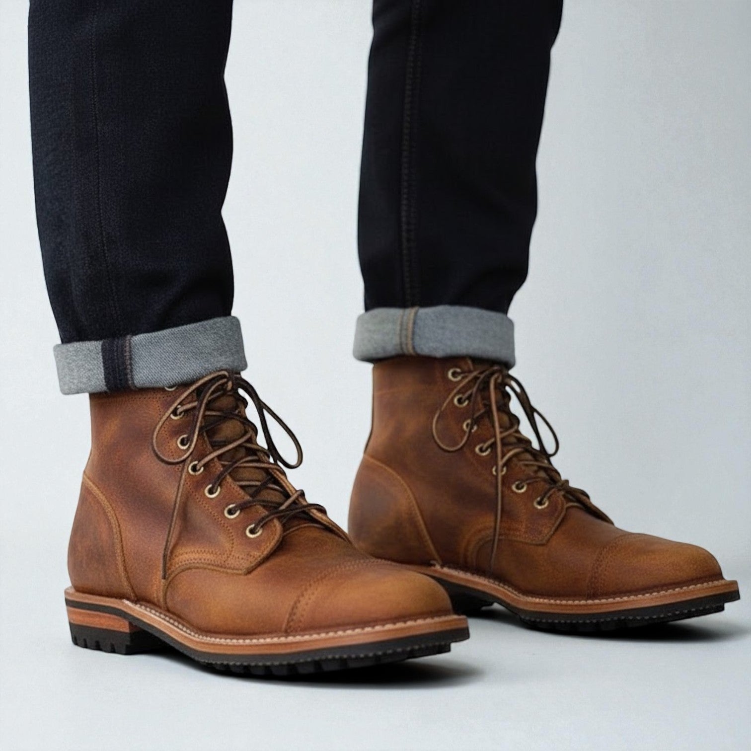 Fraser – Men's Leather Lace-Up Boots