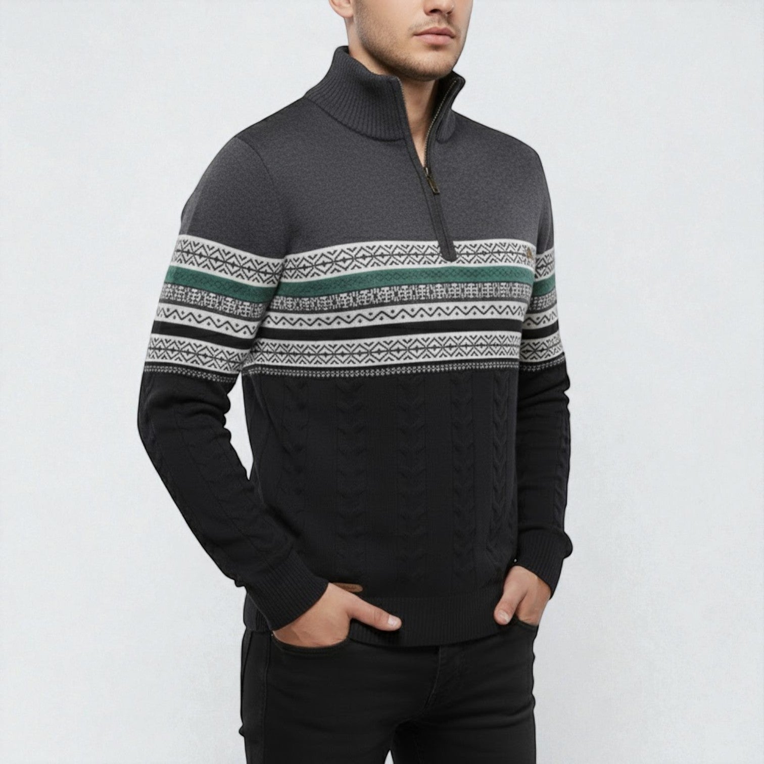 Rudy – Men's Cotton Winter Sweater