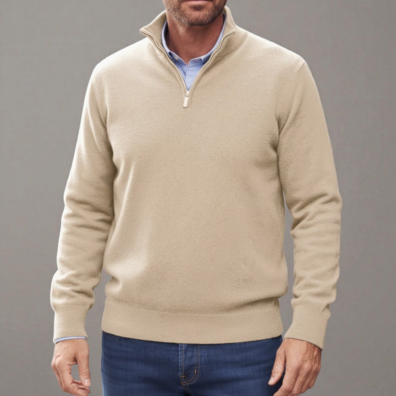 Torin - Men's Zipper Basic Pullover