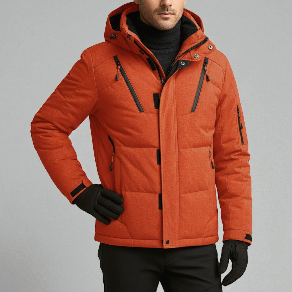 Theo – Men's Winter Jacket made of Wool Blend with Warm Insulation