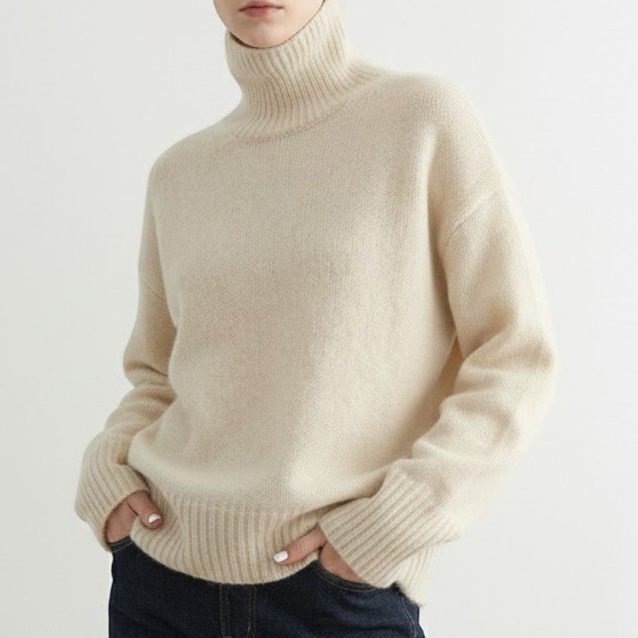 Sophie – Women's Wool Turtleneck Sweater