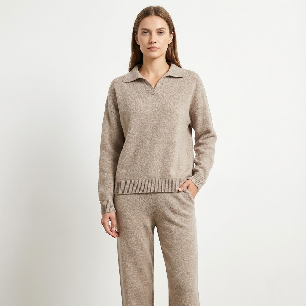 Noemi – Women's Wool Leisure Set Two-Piece